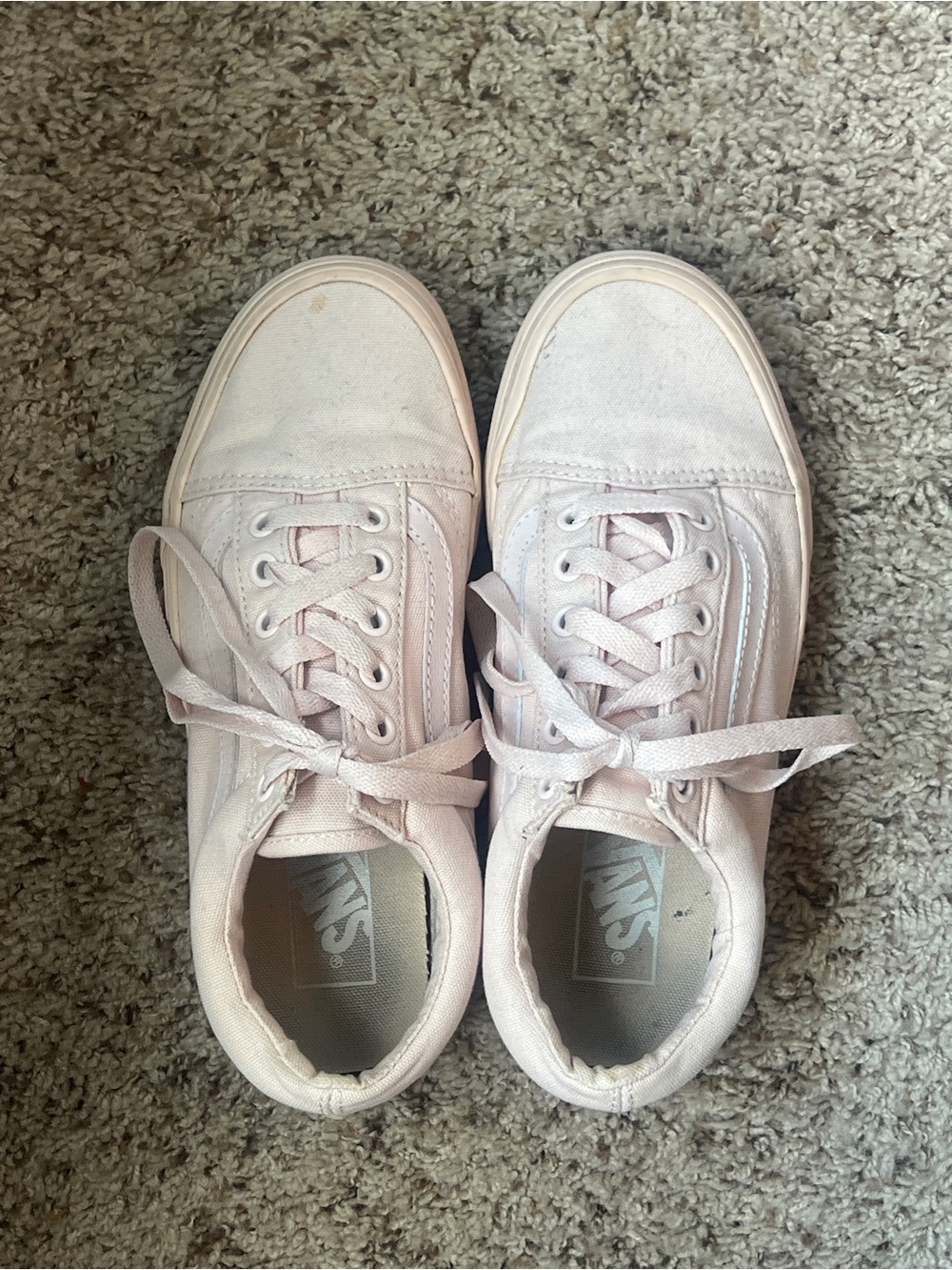 Vans Pink Canvas Low-Top Women's Sneakers